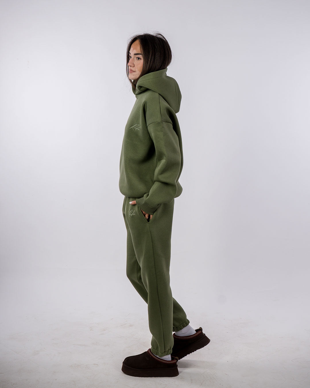 Rafa™ - Olive Green Komplet Trenerka